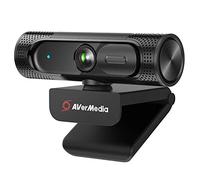 AVerMedia PW315 - Webcam (1080p/60 fps, vídeo Chat y grabación, conexión USB, Enfoque Fijo, Amplio Campo de visión Ajustable, Funciona con Skype, Zoom y Equipos), Color Negro