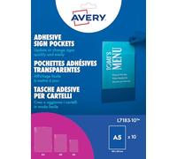 Avery - 10 fundas adhesivas para pantalla (159 x 219 mm)
