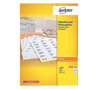 Avery 23521-200 Etiquetas de copia A4 70 x 37 mm blancas (4800 etiquetas)