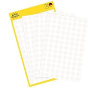Avery Puntos de etiquetas 3175 – 8 mm, 4 hojas (416 etiquetas) – Blanco