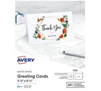 Avery 3265 tarjeta de felicitación y pésame - Tarjetas de saludo