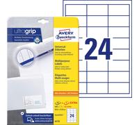 Avery 3658 - Etiquetas universales (64,6 x 33,8 mm), color blanco, 600 unidades