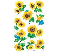 Avery 54103 Deko, girasol, material de papel, 3 hojas, 30 Etiqueta
