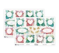 Avery 54564z etiqueta decorativa engomada papel multicolor desmontable