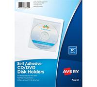 Avery 73721 1discos Transparente Funda para Discos ópticos - Fundas para Discos ópticos (1 Discos, Transparente, Vinilo, 120 mm)
