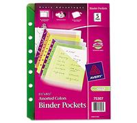 Avery 75307 Polipropileno (PP) 5pieza(s) - Protector (Azul, Verde, Naranja, Púrpura, Amarillo, Polipropileno (PP), 5 pieza(s))