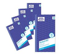 Avery 832 a 5 Bonbuch, bloque compacto, con camarero-no., 2 x 50 hojas / en paquete de 5, amarillo