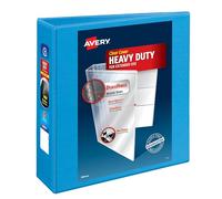 Avery Anillos para carpetas de anillas antiadherentes, resistentes, 1 carpeta, color azul claro 3 Inch