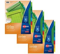 Avery Big Tab Insertable Plastic Dividers
