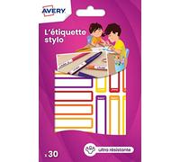 Avery Bolsa de 30 etiquetas para rotuladores, formato 50 x 10 mm