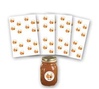 Avery - Bolsa de 64 etiquetas de mermelada de albaricoque, diámetro 47,5 mm