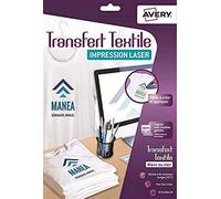 Avery c9403 - 15 papeles transferts camiseta/Textile A4 color blanco/claro