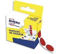 Avery caja dispensadora de 150 Pastillas - ø15 mm - rojo (rp15r)