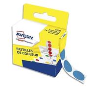AVERY - Caja dispensadora de 150 pastillas azules autoadhesivas, diámetro de 15 mm