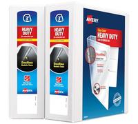 Avery Carpeta de 3 anillos de visión resistente, anillos inclinados de 3
