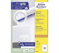Avery Dennison 3679 - Etiquetas despegables para impresora láser, 97 x 55 mm, blanco