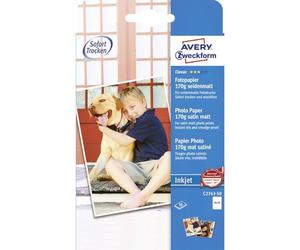 Avery Dennison C2743-50 Classic - Papel fotográfico para impresión de inyección de tinta (50 hojas, tamaño 10 x 15 cm, 180 g/m²)