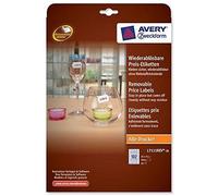 Avery Dennison Etichette - Etiquetas de precio desplegables (26 x 16 mm), blanco