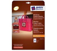 Avery Dennison Etichette - Etiquetas multiuso (45 x 45 mm), blanco