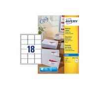 Avery Dennison - Etiquetas de dirección tamaño 3.5x46.6mm 18 etiquetas por hoja - 1800 etiquetas
