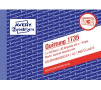 Avery Dennison Formularbuch - Formulario de ventas y facturas (2 x 40 hojas A6),