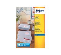 Avery Dennison Inkjet Label - Paquete de 24 x 100 etiquetas de dirección (64 x 34 mm)