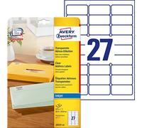 Avery Dennison Zweckform - Paquete de 675 etiquetas de dirección (63.5 x 29.6 mm), blanco