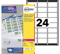 Avery el 7159 - 10 - 240 etiquetas adhesivas personalizables para timbre. 63,5 x 33,9 mm Láser de color