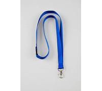 Avery España 4842B - Cordones de RPET reciclado azul con gancho y cierre de seguridad, 440x15 mm, paquete de 10 unidades- para Porta Credenciales en Ferias, Eventos y Conferencias
