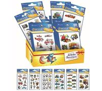 Avery España 48666 Surtido 60 Pegatinas Adhesivas Decorativas, para Niños, 6 Diferentes Fantasías, 60 Pegatinas en Expositor de Cartón
