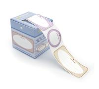 Avery España 56820-A - Adhesivos en rollo, 50 etiquetas Rollo de pegatinas redon