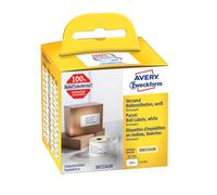 Avery España AS0722430. Rollo de 220 etiquetas blancas para dirección, 28x89 mm