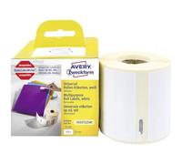Avery España ASS0722540. Rollo de 1000 etiquetas blancas multifunción, 32 x 57mm