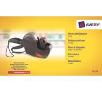 Avery PL1/8 - Etiquetadora (165 x 280 x 75 mm, 1 línea, 1 unidad), negro