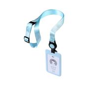 Avery España R4828AB-1R Cordón porta tarjetas con mecanismo enrollable azul, porta tarjetas 85 x 54 mm, cordón de 44 cm, hilo enrollable de 60 cm, 1 unidad.