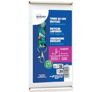 Avery España R4828T-1 - cordón de PET reciclado con estampado tropical, largo 44 cm x 2 cm de ancho