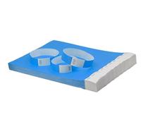 Avery España TYVBL-50 Pulseras de identificación de papel Tyvek® resistentes al desgarro - azul fluorescente - 500 piezas
