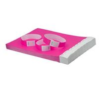 Avery España TYVPK-50 Pulseras de identificación de papel Tyvek® resistentes al desgarro - rosa neón - 500 piezas
