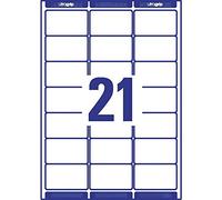 Avery L7160-100, Etiquetas de Dirección, A4, Blanco, 63.5 x 38.1 mm