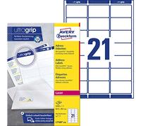 Avery L7160-250, Etiquetas de Dirección, Blanco, 63.5 x 38.1 mm