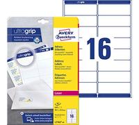 Avery L7162-40, Etiquetas de Dirección, Blanco, 99.1 x 33.9 mm, 40 hojas/640 etiquetas