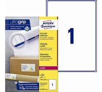 Avery L7167-100 Etiquetas de envío 199,6 x 289,1 mm QP+UG mm, 1 unidad.