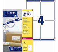 Avery L7169-100 Etiquetas de envío 99,1 x 139 mm QP+UG mm, 400 unidades.