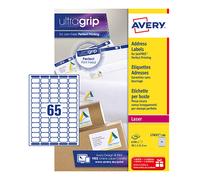 Avery L7651-100 Etiquetas de dirección A4 38,1 x 21,2 mm blancas (6.500 etiquetas)