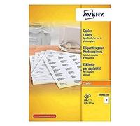 Avery Laser Labels, White 210 x 297 DP001 A4 100ST 100pieza(s) - Etiqueta autoadhesiva (White 210 x 297 DP001 A4 100ST, A4, 210 x 297, 100 pieza(s))