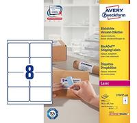 Avery Laser Parcel Label 99x67.7mm 8 Per A4 Sheet White (Pack 800 L... NUEVO