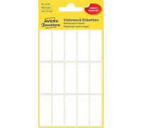 Avery Multipurpose Labels, White 38 x 14 - Etiqueta autoadhesiva (White 38 x 14, 38 x 14 mm)