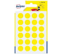 Avery psa15j etiqueta autoadhesiva alrededor permanente amarillo 168 p