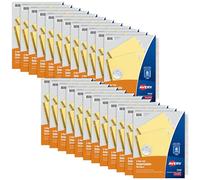 Avery Separadores de carpeta de 8 pestañas, pestañas grandes transparentes insertables, 24 juegos, 2 paquetes (11115)