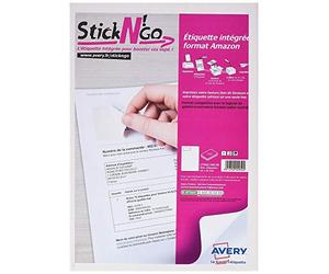Avery Stick'ngo L7982-100 Set 100 Hojas Papel Adhesivo Etiqueta con integrada 85 x 45 mm